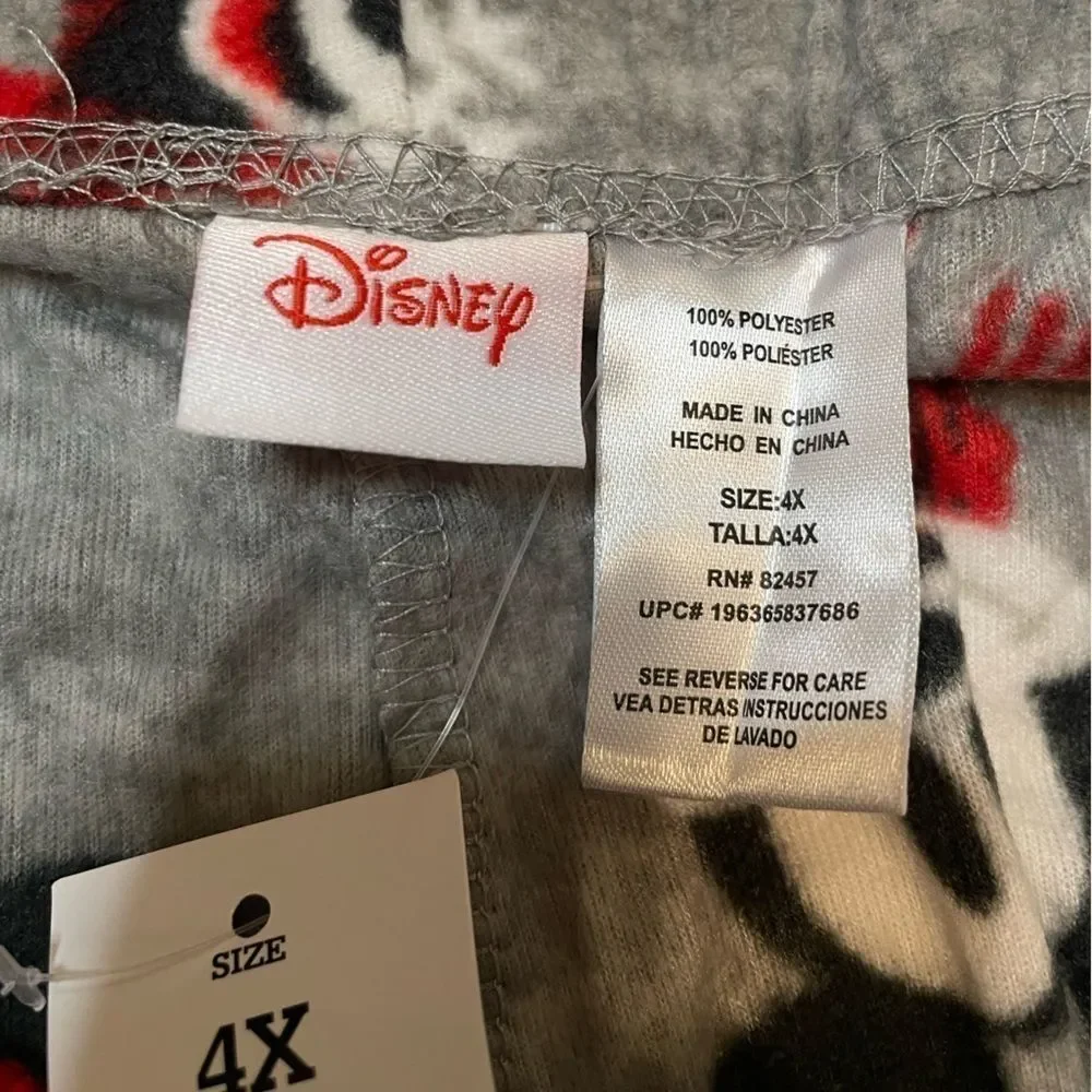NWT Disney size 4X Mickey Mouse Christmas pajama pants - Picture 3 of 3